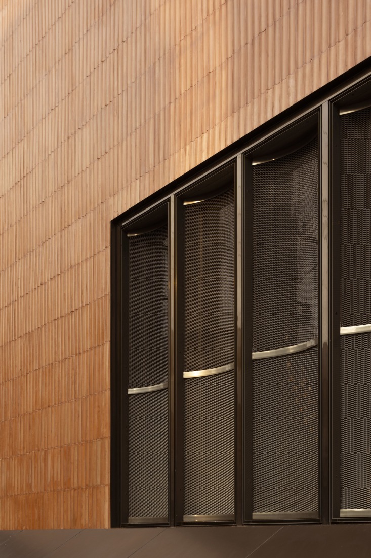 "Fluted Volume" by Studio UF+O. Photograph by Vivek Eadara.