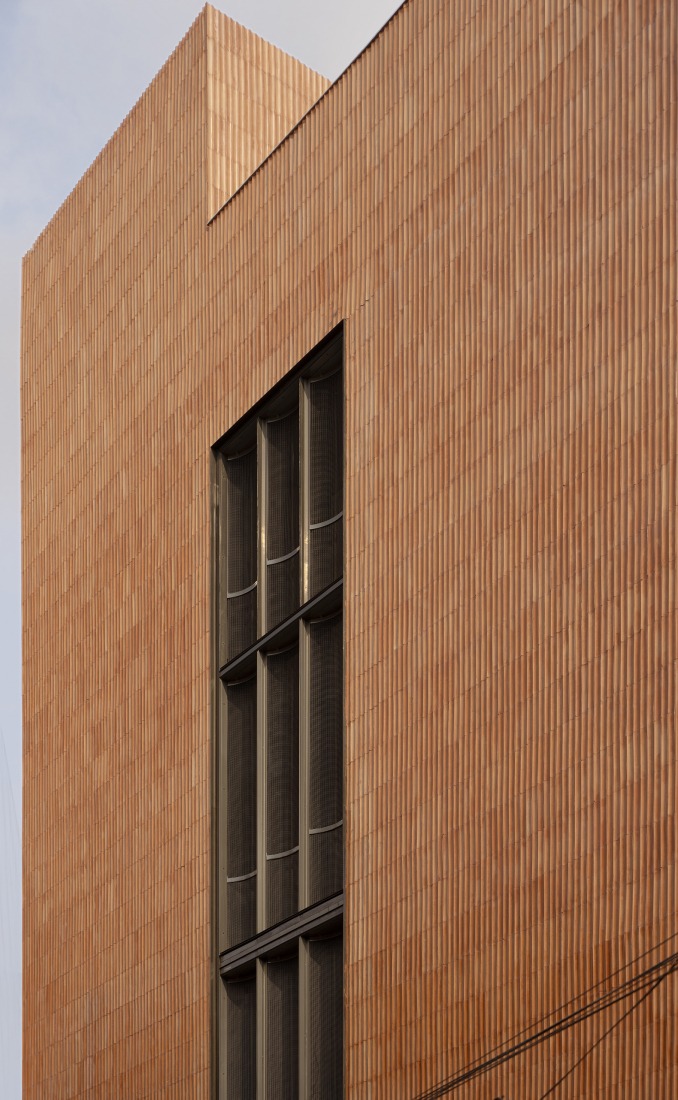 "Fluted Volume" by Studio UF+O. Photograph by Vivek Eadara.