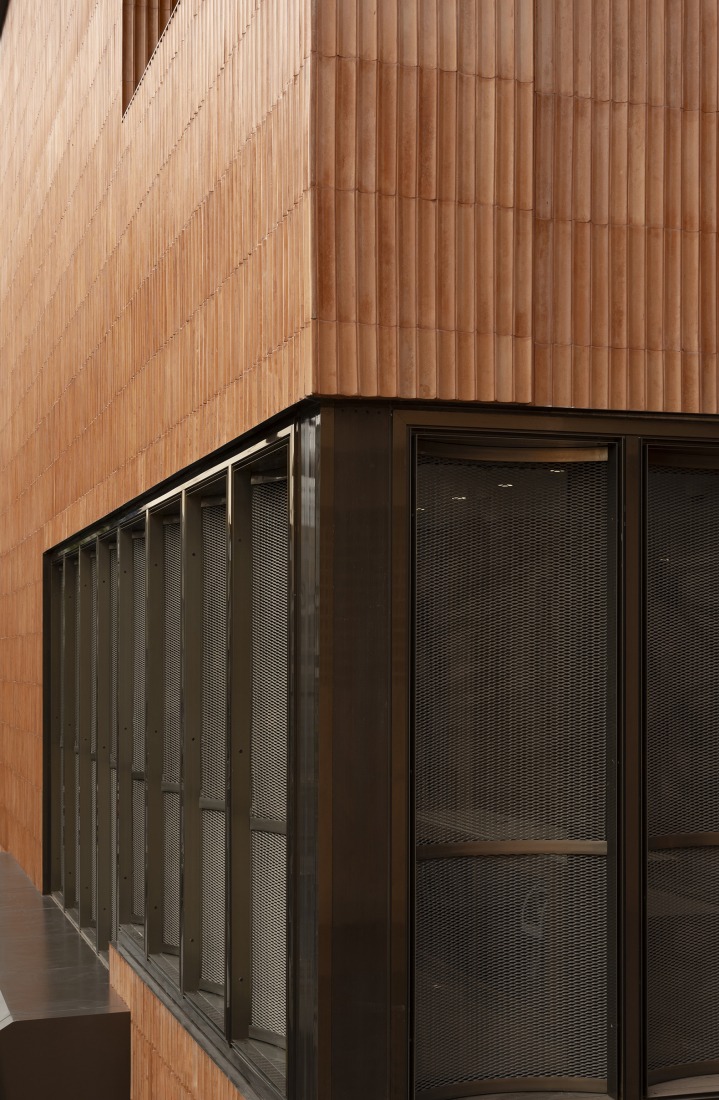 "Fluted Volume" by Studio UF+O. Photograph by Vivek Eadara.