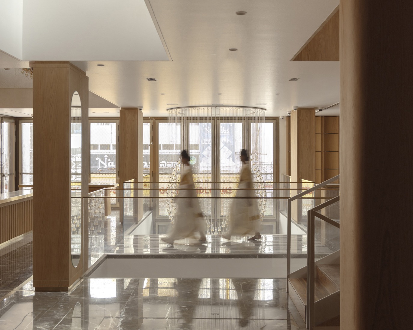 "Fluted Volume" by Studio UF+O. Photograph by Vivek Eadara.