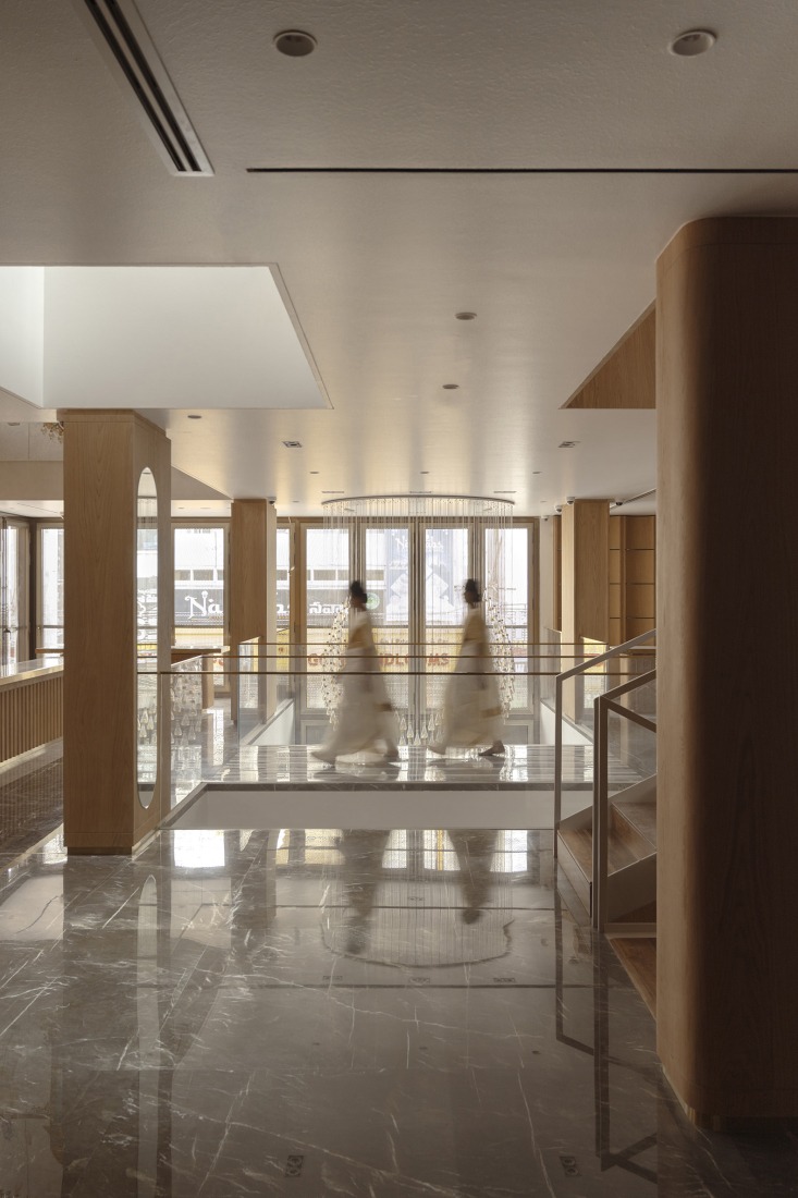 "Fluted Volume" by Studio UF+O. Photograph by Vivek Eadara.