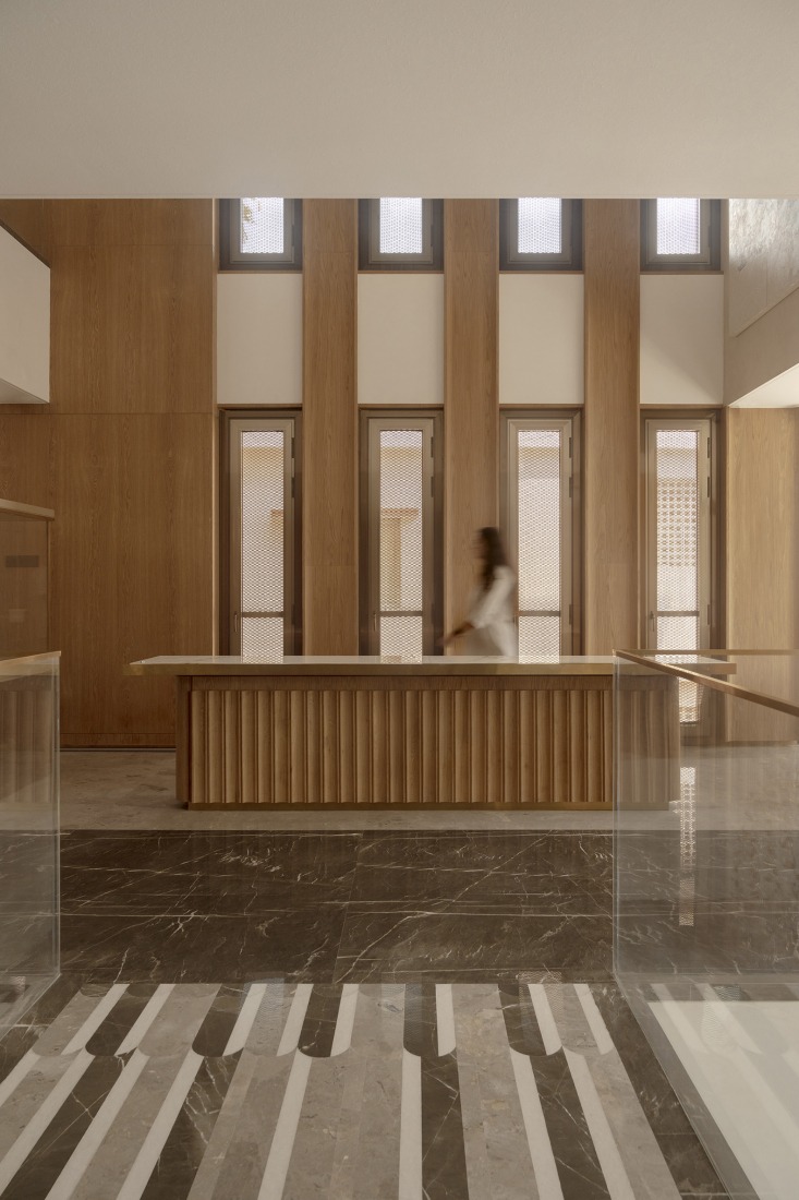 "Fluted Volume" by Studio UF+O. Photograph by Vivek Eadara.