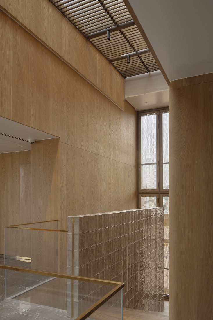 "Fluted Volume" by Studio UF+O. Photograph by Vivek Eadara.