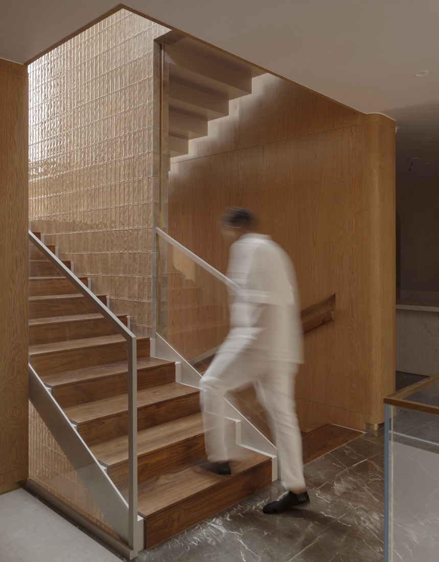 "Fluted Volume" by Studio UF+O. Photograph by Vivek Eadara.