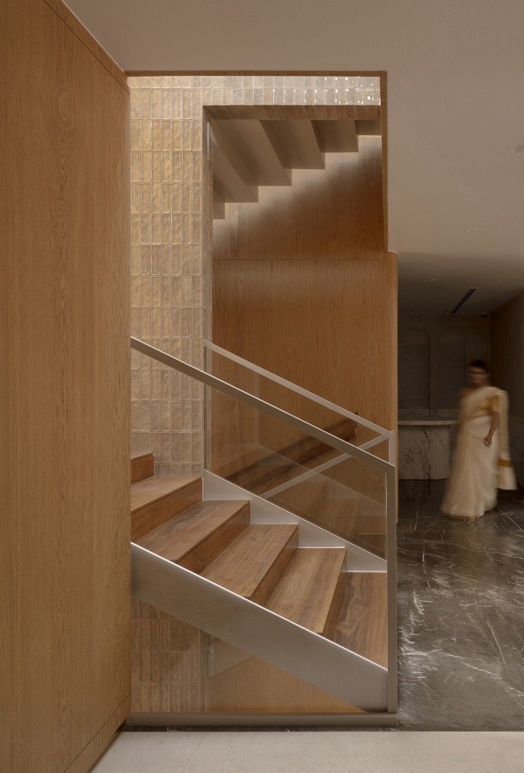 "Fluted Volume" by Studio UF+O. Photograph by Vivek Eadara.