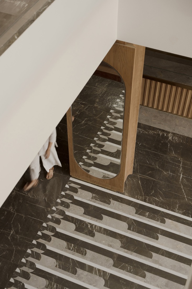 "Fluted Volume" by Studio UF+O. Photograph by Vivek Eadara.