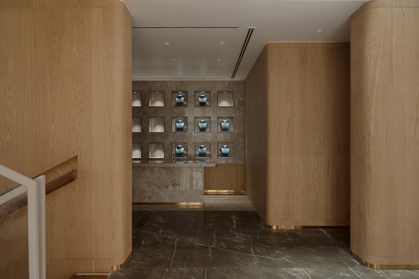 "Fluted Volume" by Studio UF+O. Photograph by Vivek Eadara.