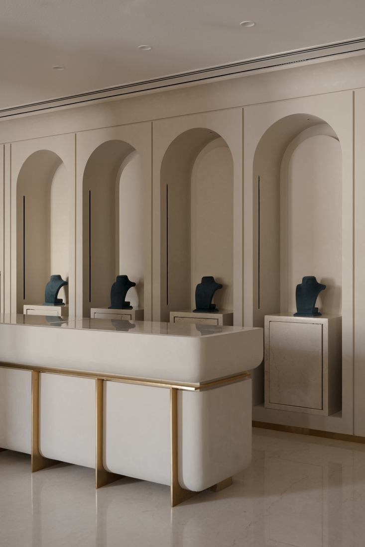 "Fluted Volume" by Studio UF+O. Photograph by Vivek Eadara.