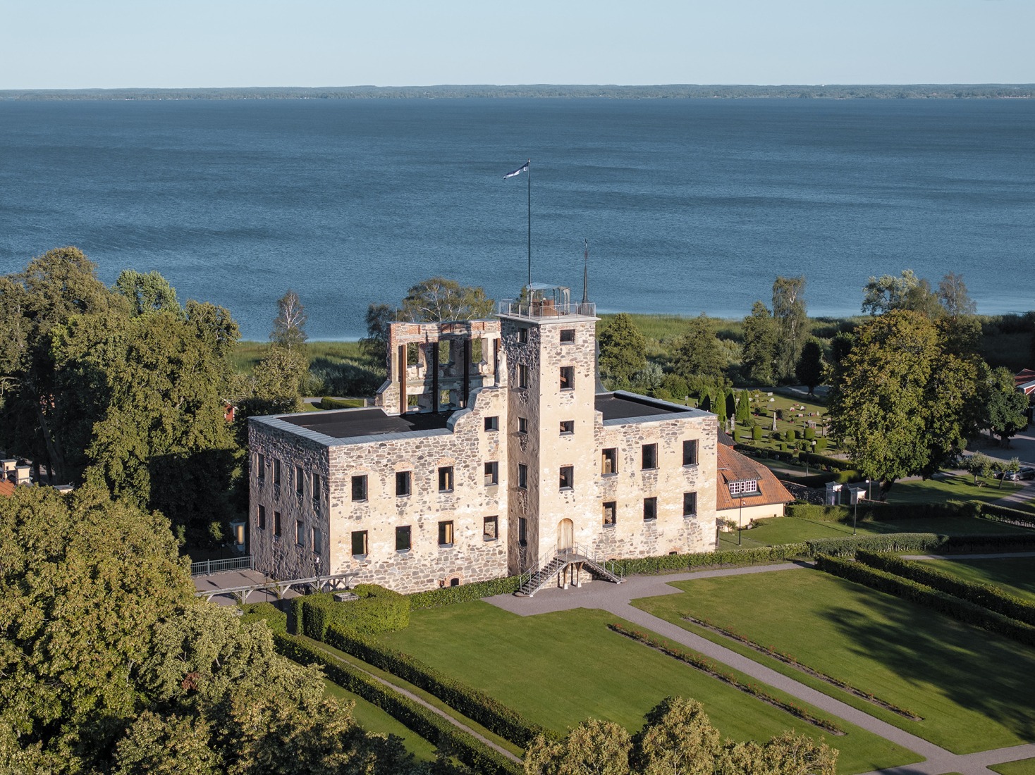 Ruinas del castillo de Stjärnorp por Wikerstål Arkitekter / Tengbom Arkitekter. Fotografía por Felix Gerlach.