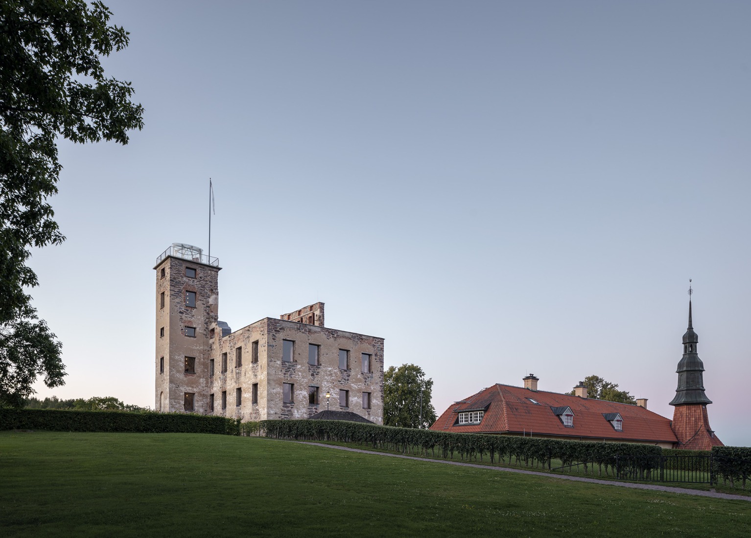 Ruinas del castillo de Stjärnorp por Wikerstål Arkitekter / Tengbom Arkitekter. Fotografía por Felix Gerlach.