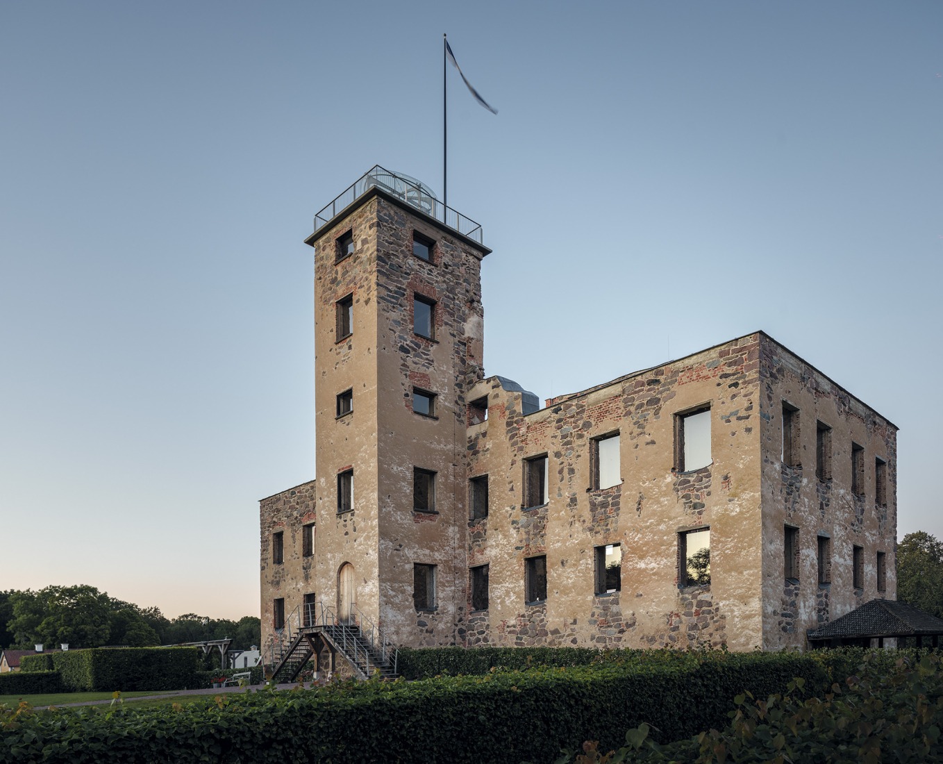 Ruinas del castillo de Stjärnorp por Wikerstål Arkitekter / Tengbom Arkitekter. Fotografía por Felix Gerlach.