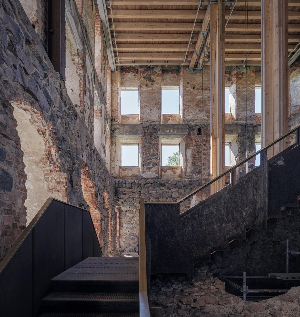 Ruinas del castillo de Stjärnorp por Wikerstål Arkitekter / Tengbom Arkitekter. Fotografía por Felix Gerlach.