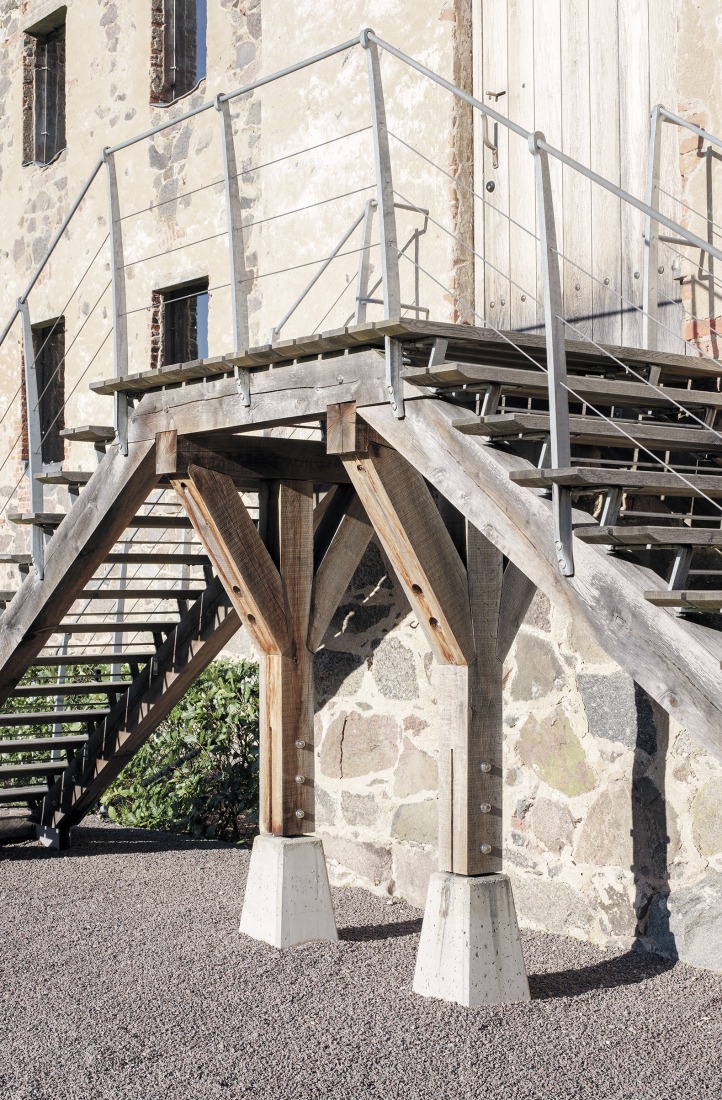 Ruinas del castillo de Stjärnorp por Wikerstål Arkitekter / Tengbom Arkitekter. Fotografía por Felix Gerlach.