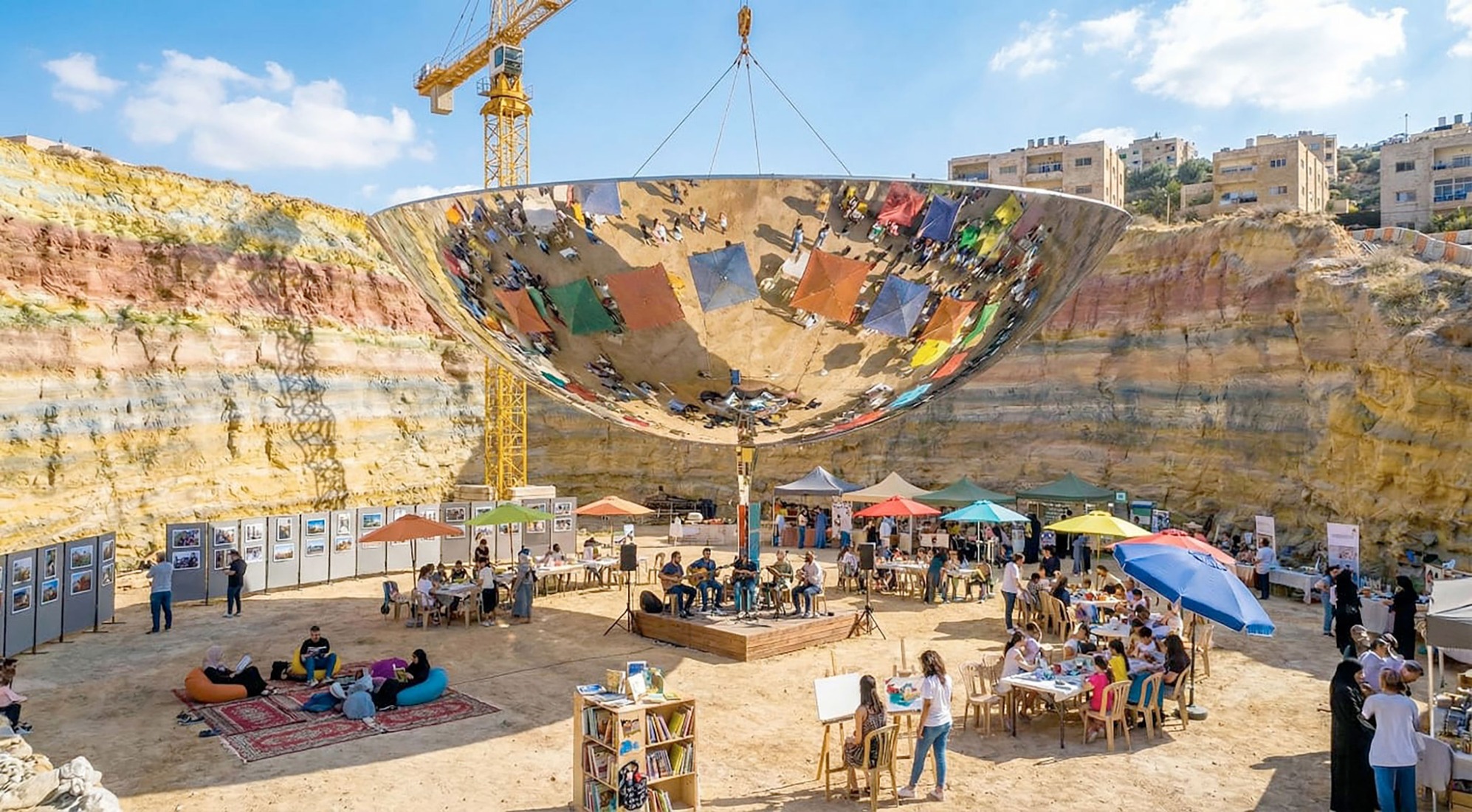 Reclaiming the Sky in Earth by Wassim Abu Hazim. Photograph by Wassim Abu Hazim.