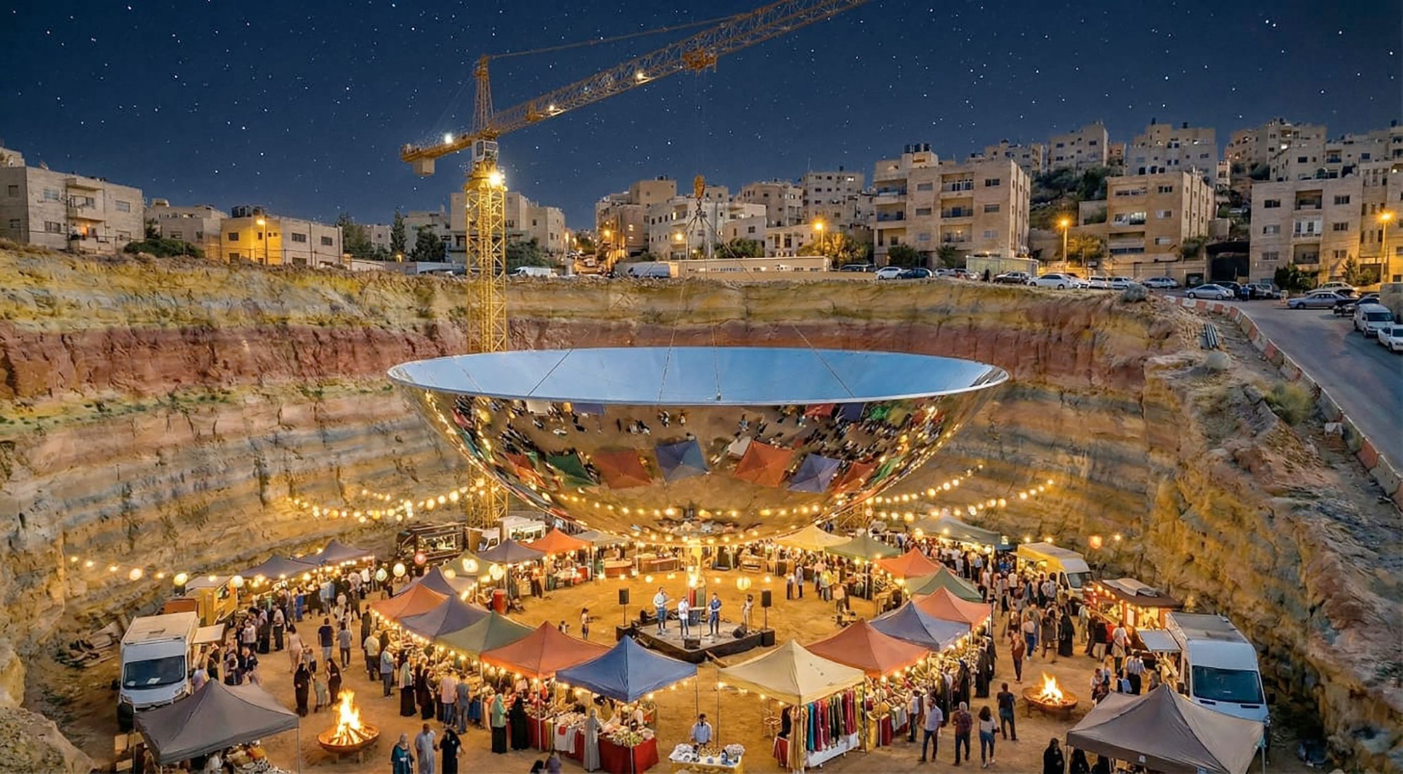 Reclaiming the Sky in Earth by Wassim Abu Hazim. Photograph by Wassim Abu Hazim.