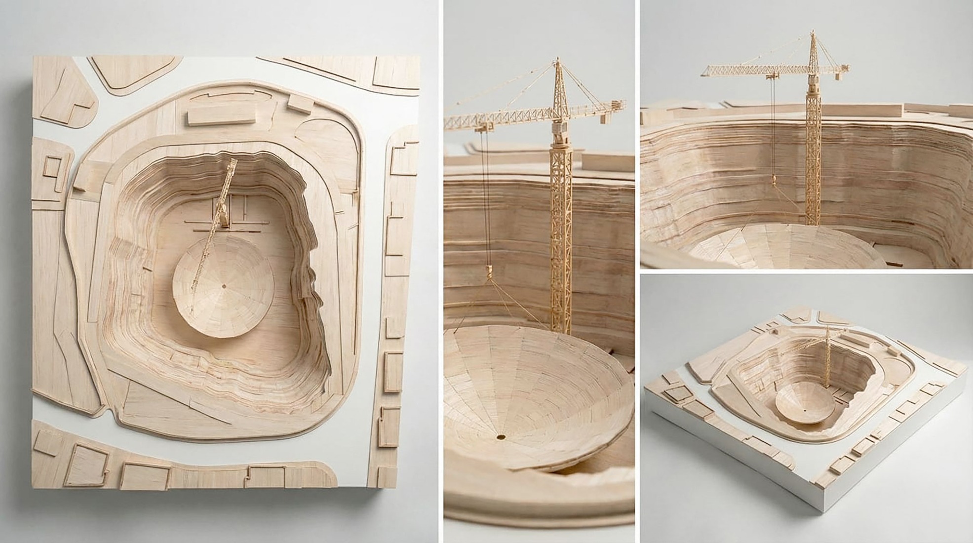 Model. Reclaiming the Sky in Earth by Wassim Abu Hazim.