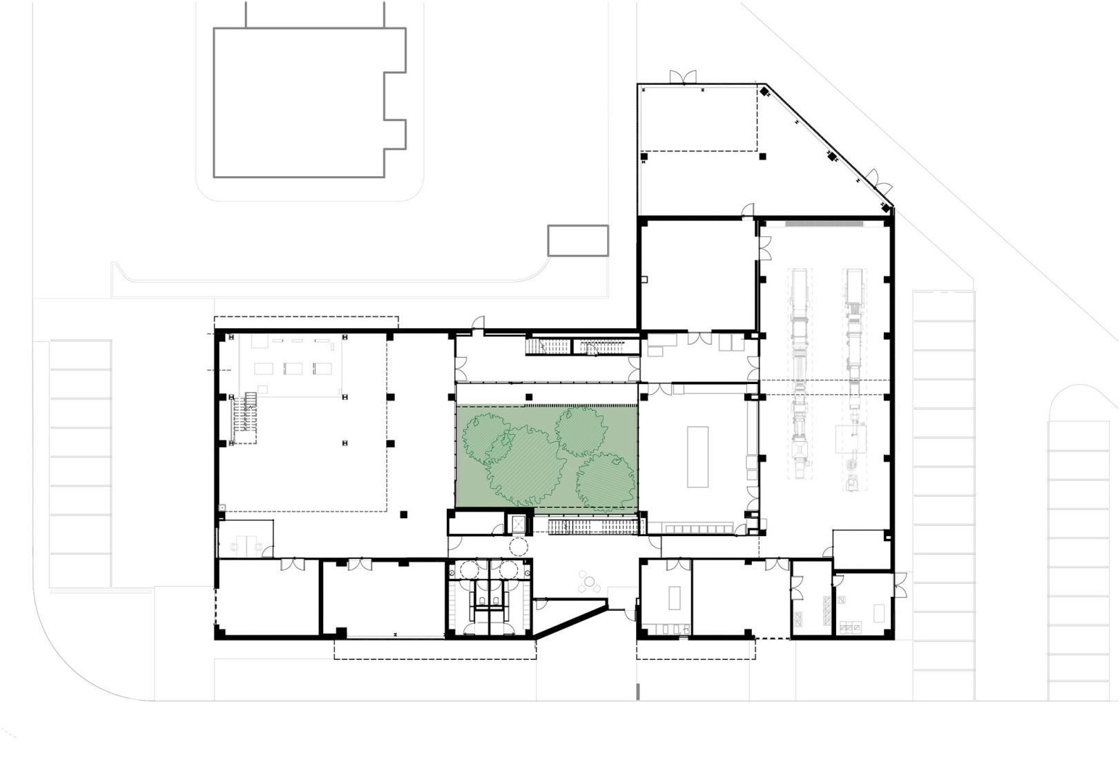 Ground floor plan. Cereal Innovation Center by IDOM.