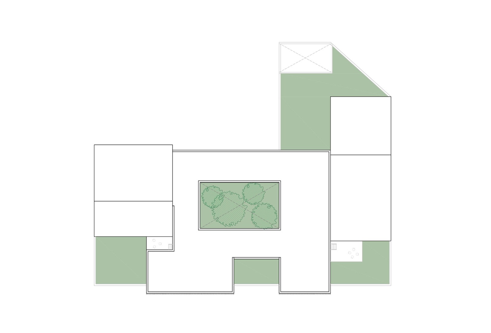 Roof floor plan. Cereal Innovation Center by IDOM.