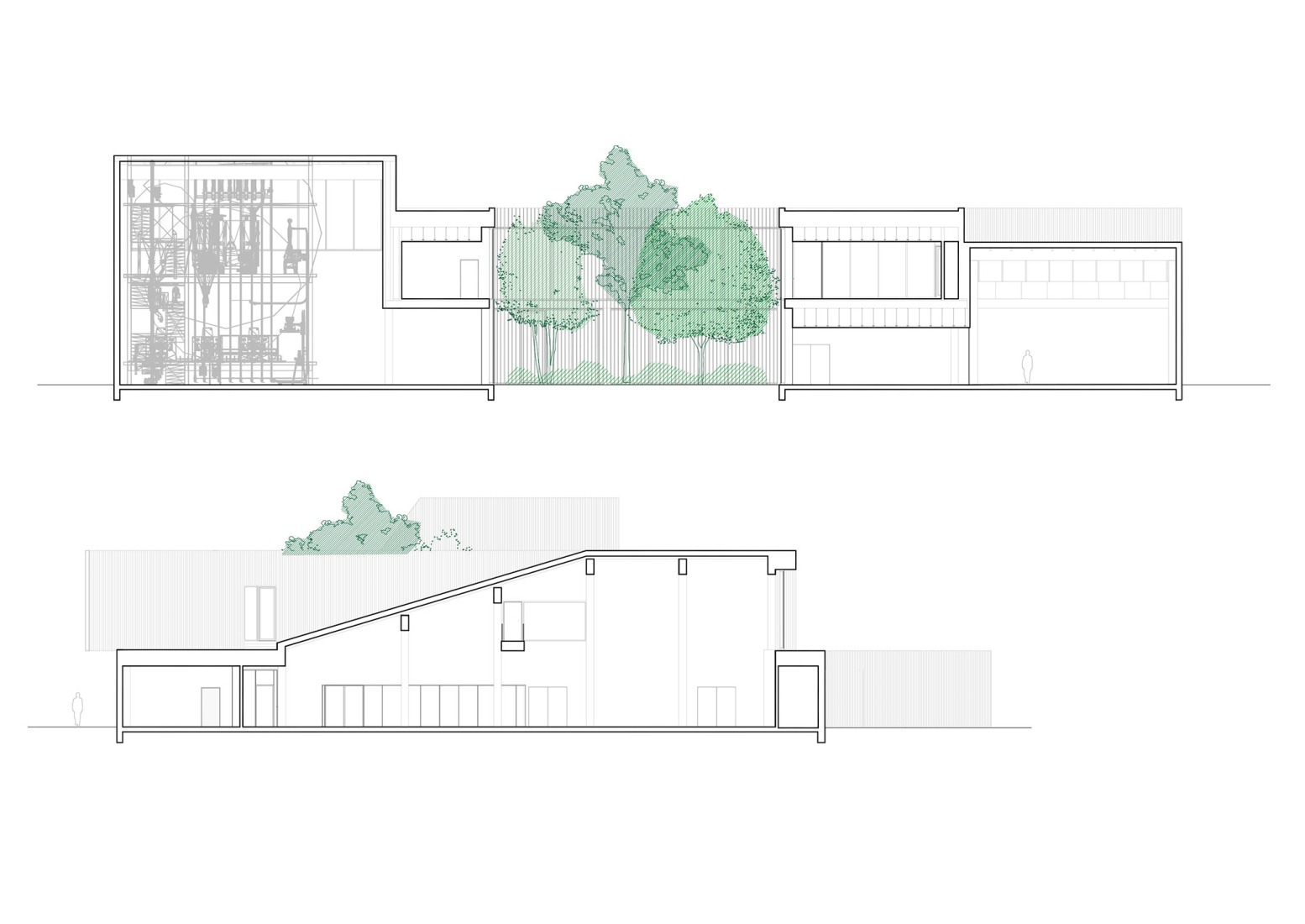 Section. Cereal Innovation Center by IDOM.