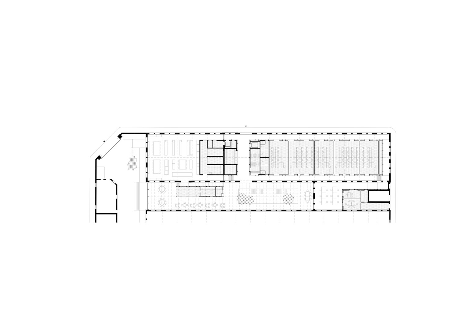 Ground floor plan. Sallarès Deu by JAAS.