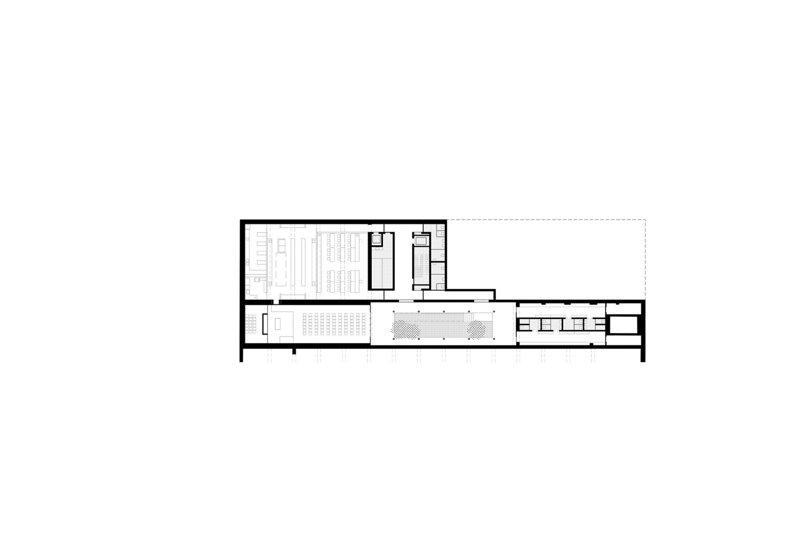 First floor plan. Sallarès Deu by JAAS.