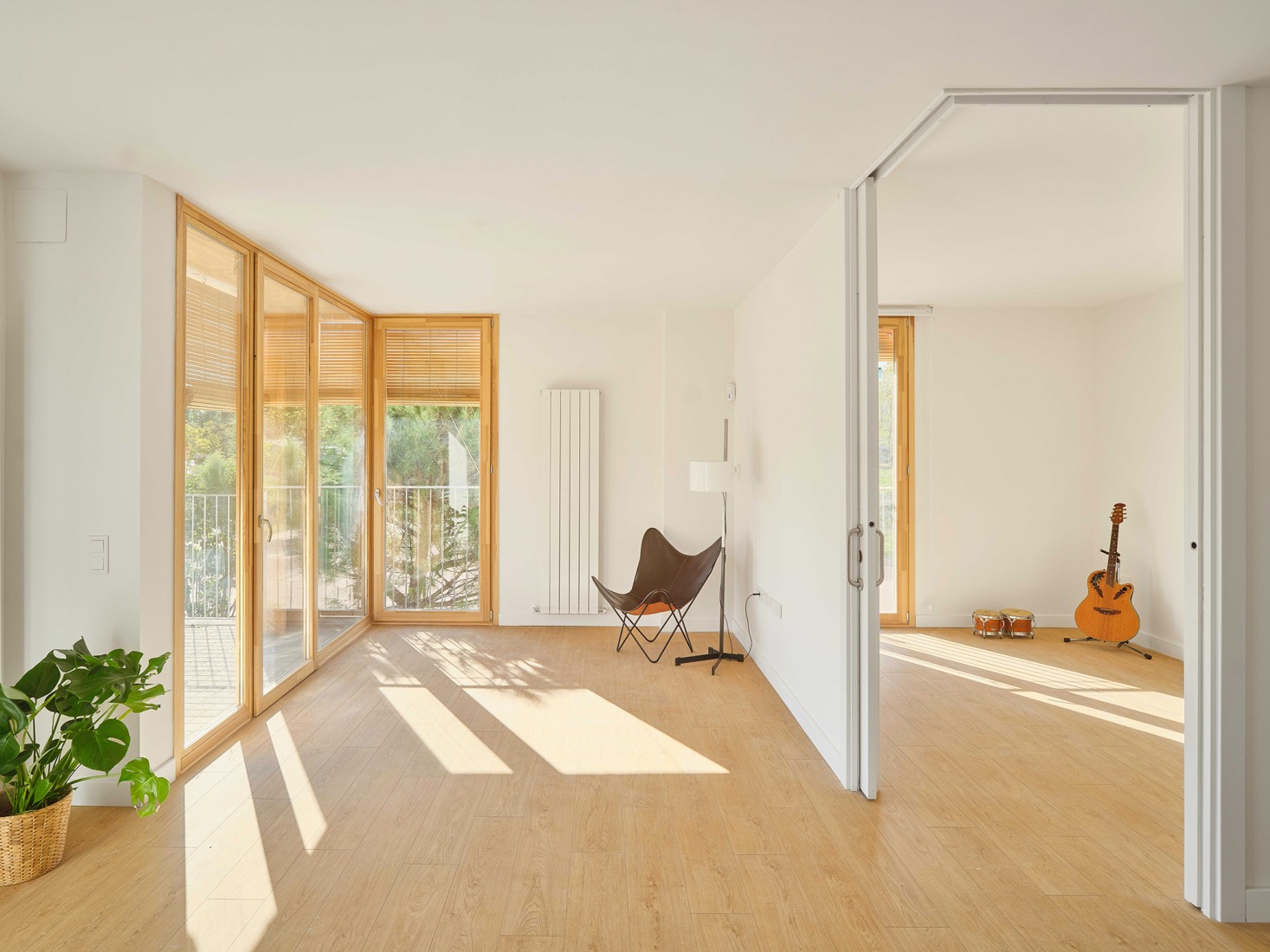 Social housing and collective space in Igualada by UTE MBM arquitectes + 4RQ arquitectura. Photograph by Adrià Goula.