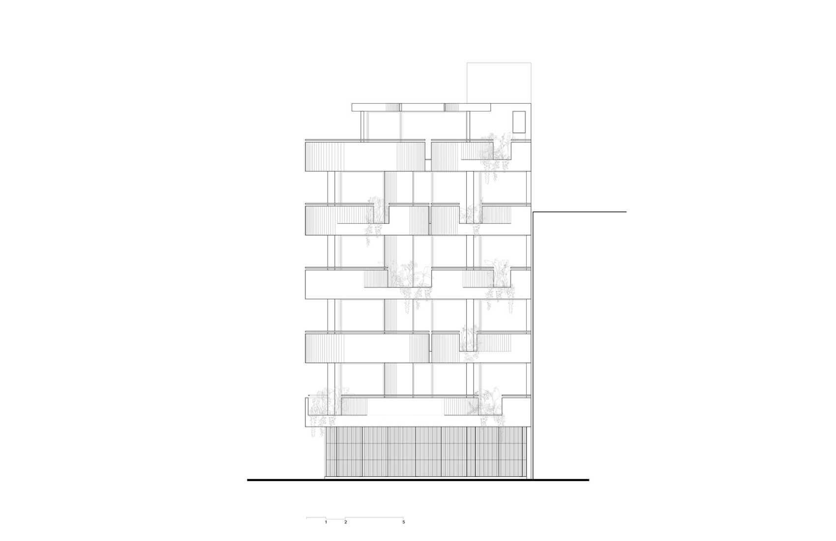 Elevation. C294 Apartments by Michan Architecture. 