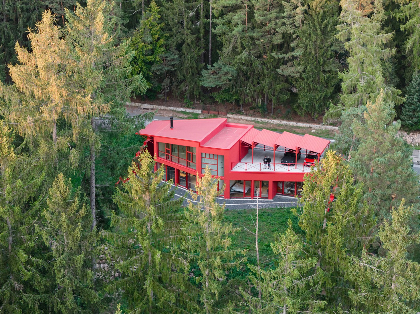Jevany Villa by Architektura. Photograph by Matej Hakár.