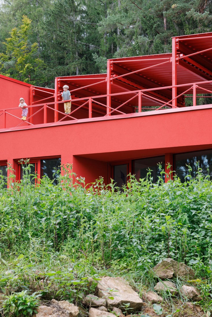 Jevany Villa by Architektura. Photograph by Matej Hakár.