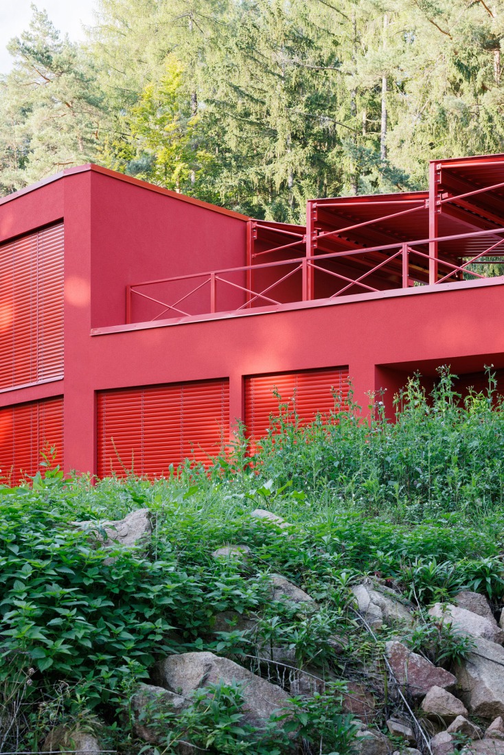 Jevany Villa by Architektura. Photograph by Matej Hakár.