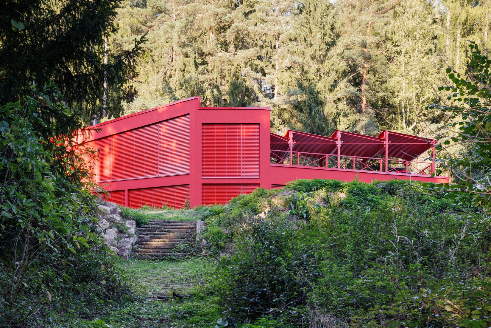 Jevany Villa by Architektura. Photograph by Matej Hakár.