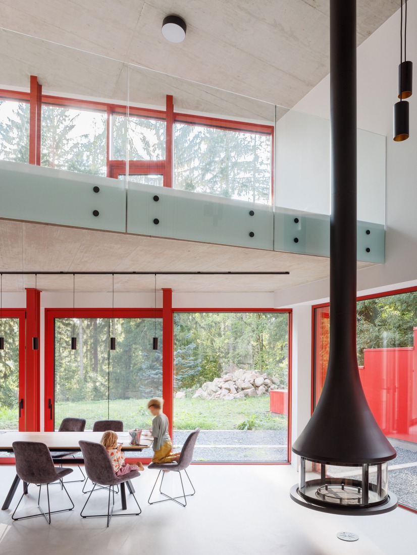 Jevany Villa by Architektura. Photograph by Matej Hakár.