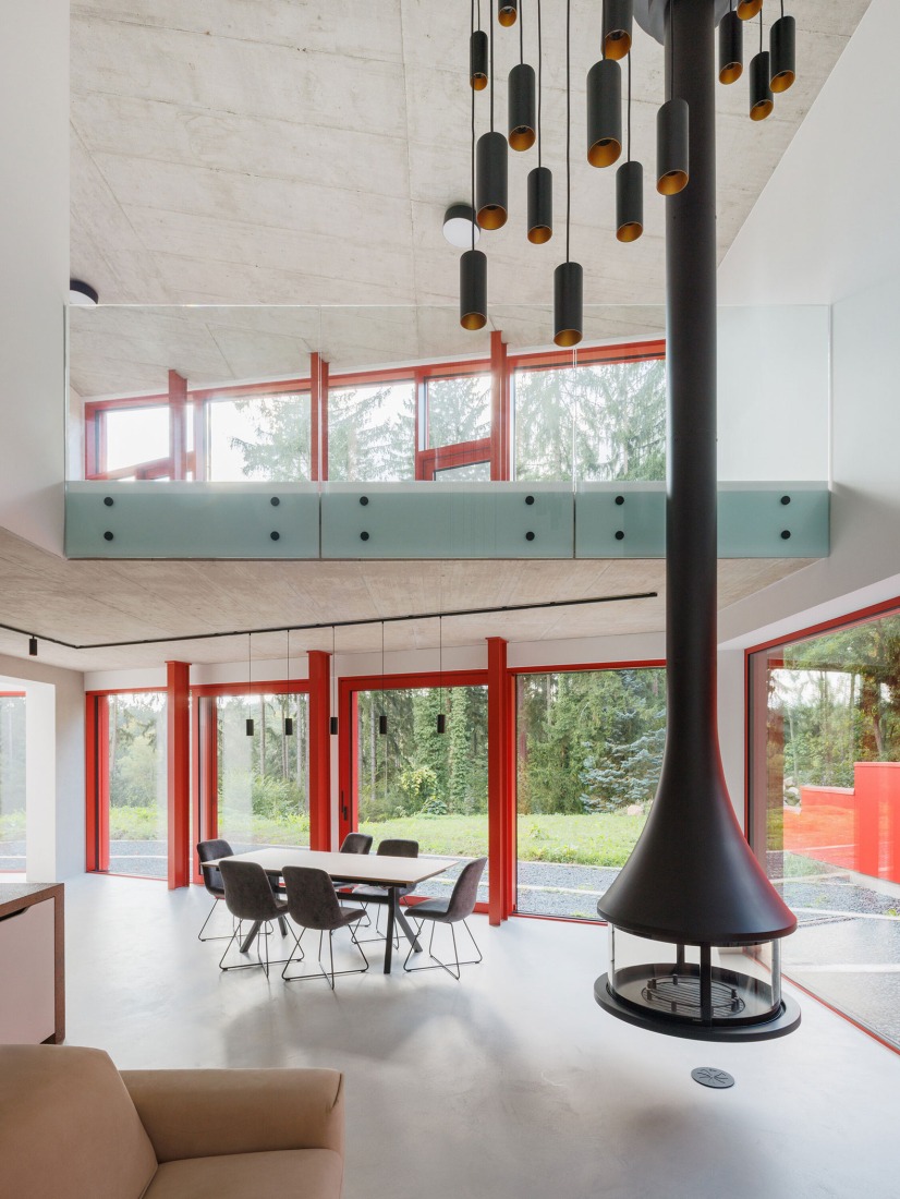 Jevany Villa by Architektura. Photograph by Matej Hakár.