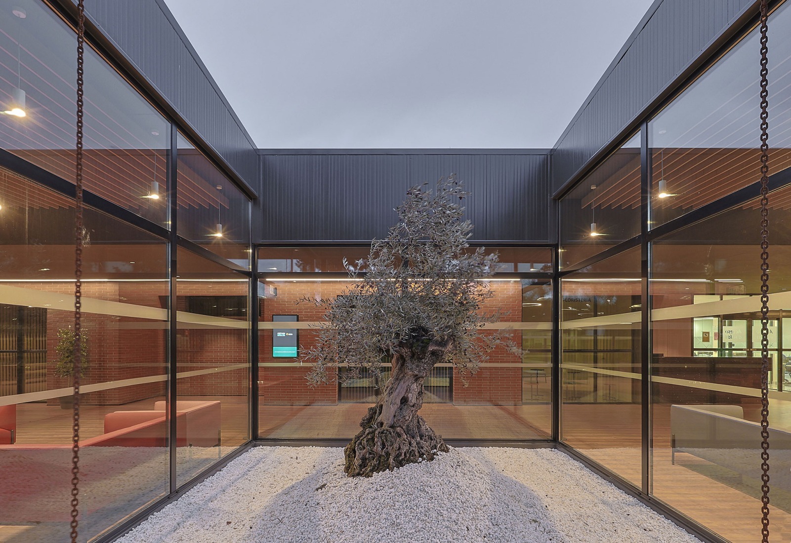 Renovation and expansion of the Tanatorio de las Contiendas by Arias Garrido Arquitectos + GMM Ingeniería y Arquitectura. Photograph by Javier Arias Madero.