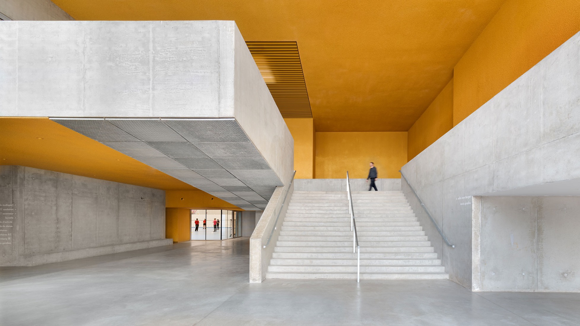SPOT Multipurpose Sports Centre in Thionville by Dominique Coulon & associés. Photograph by Eugeni Pons.
