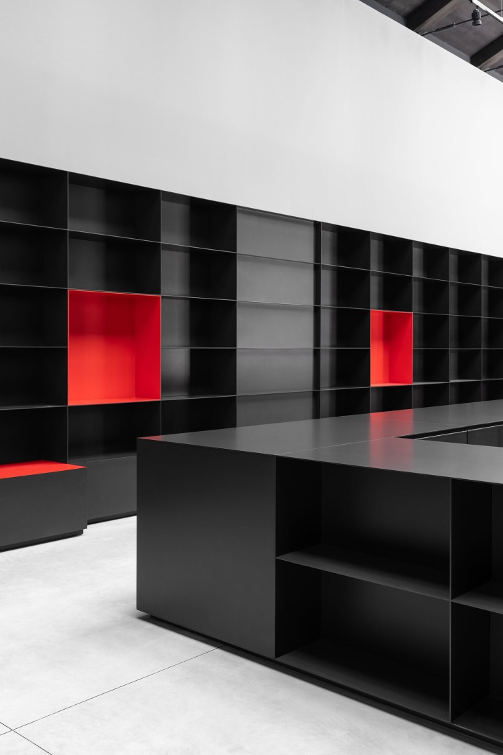 Bookshop, Central Pavilion renovated through public funding allocated by the Ministry of Culture as part of the PNC of the PNRR. Photo Marco Cappelletti / Marco Cappelletti Studio, Courtesy La Biennale di Venezia / MiC.