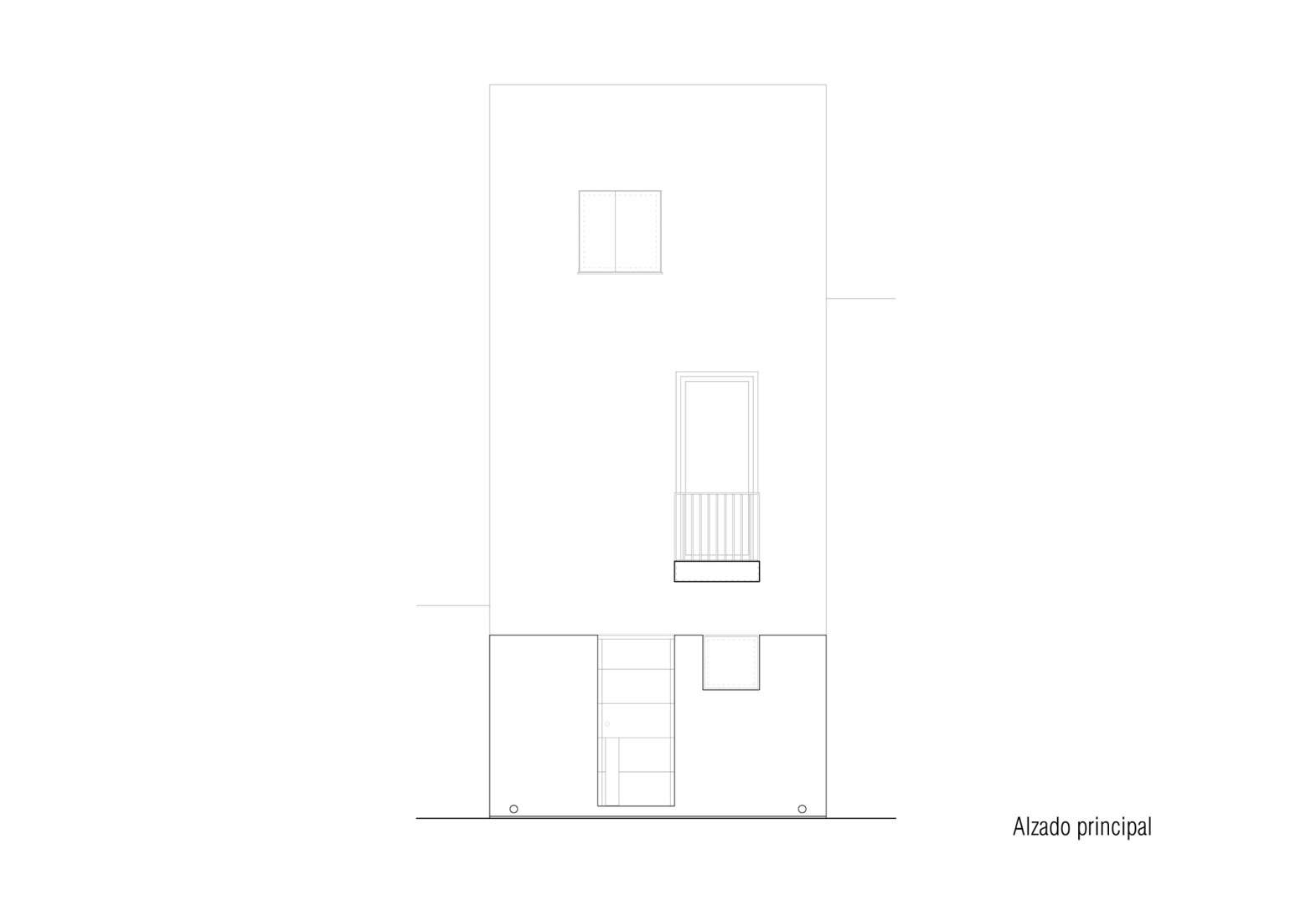 Elevation. Mariola House by Palera Arquitectos.