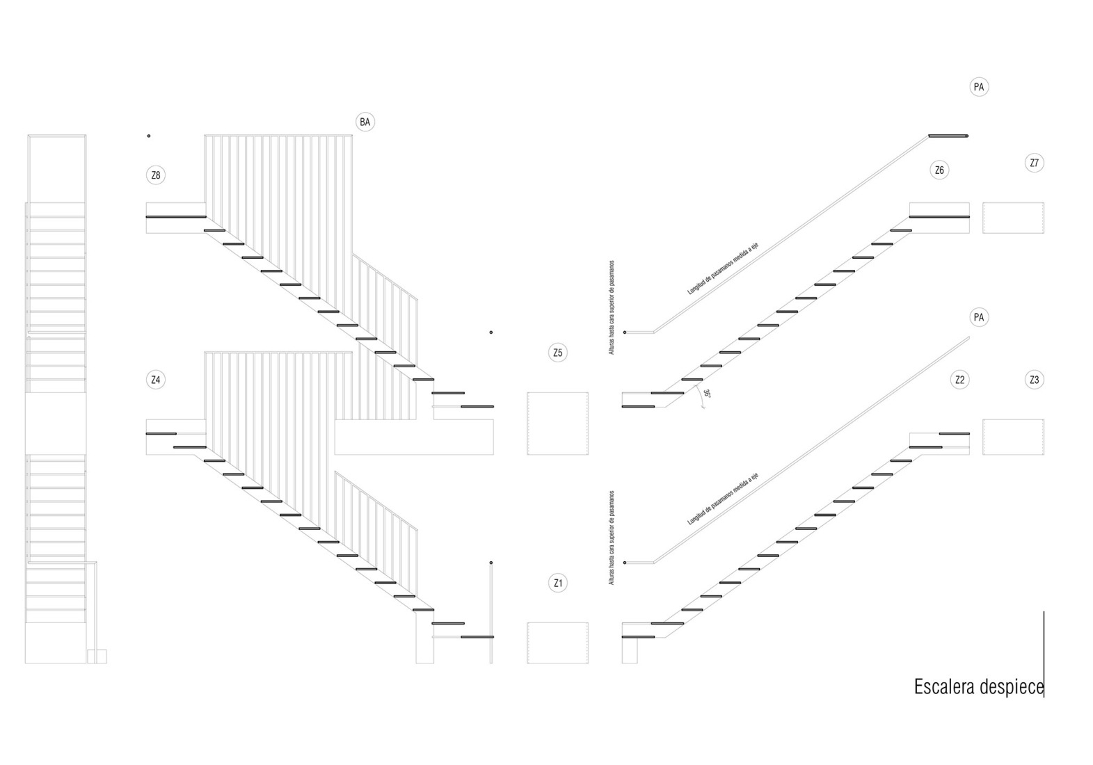 Stair detail. Mariola House by Palera Arquitectos.