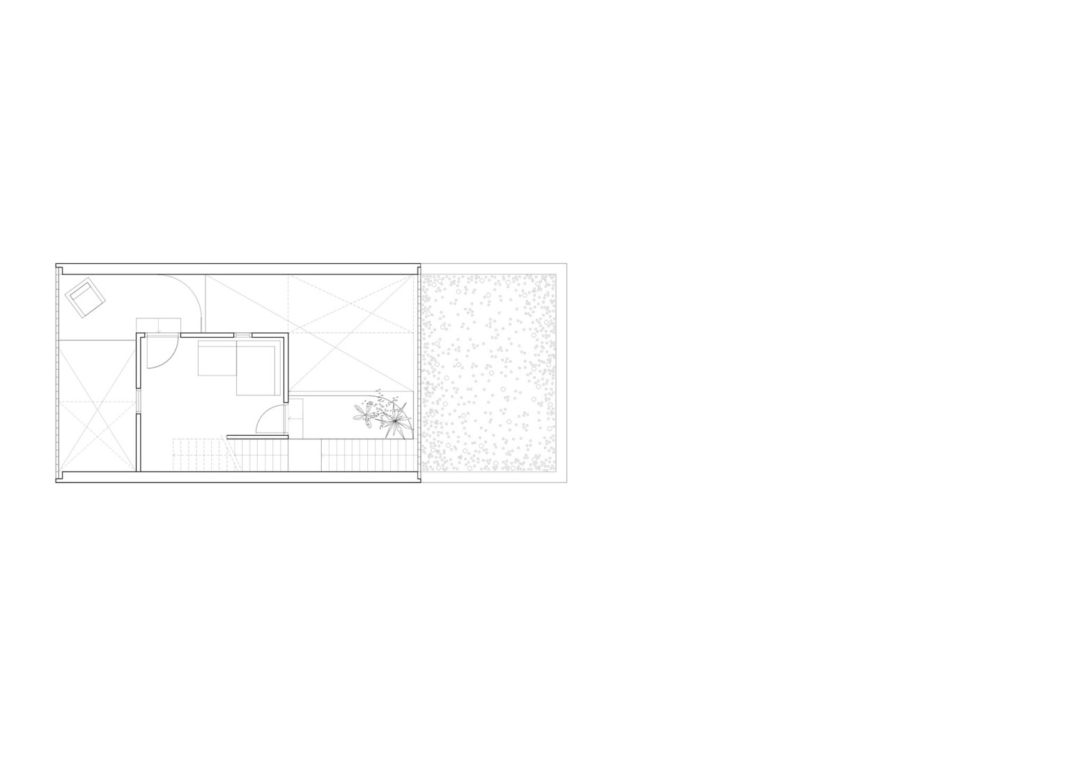 First floor plan. Light House by Studioninedots.