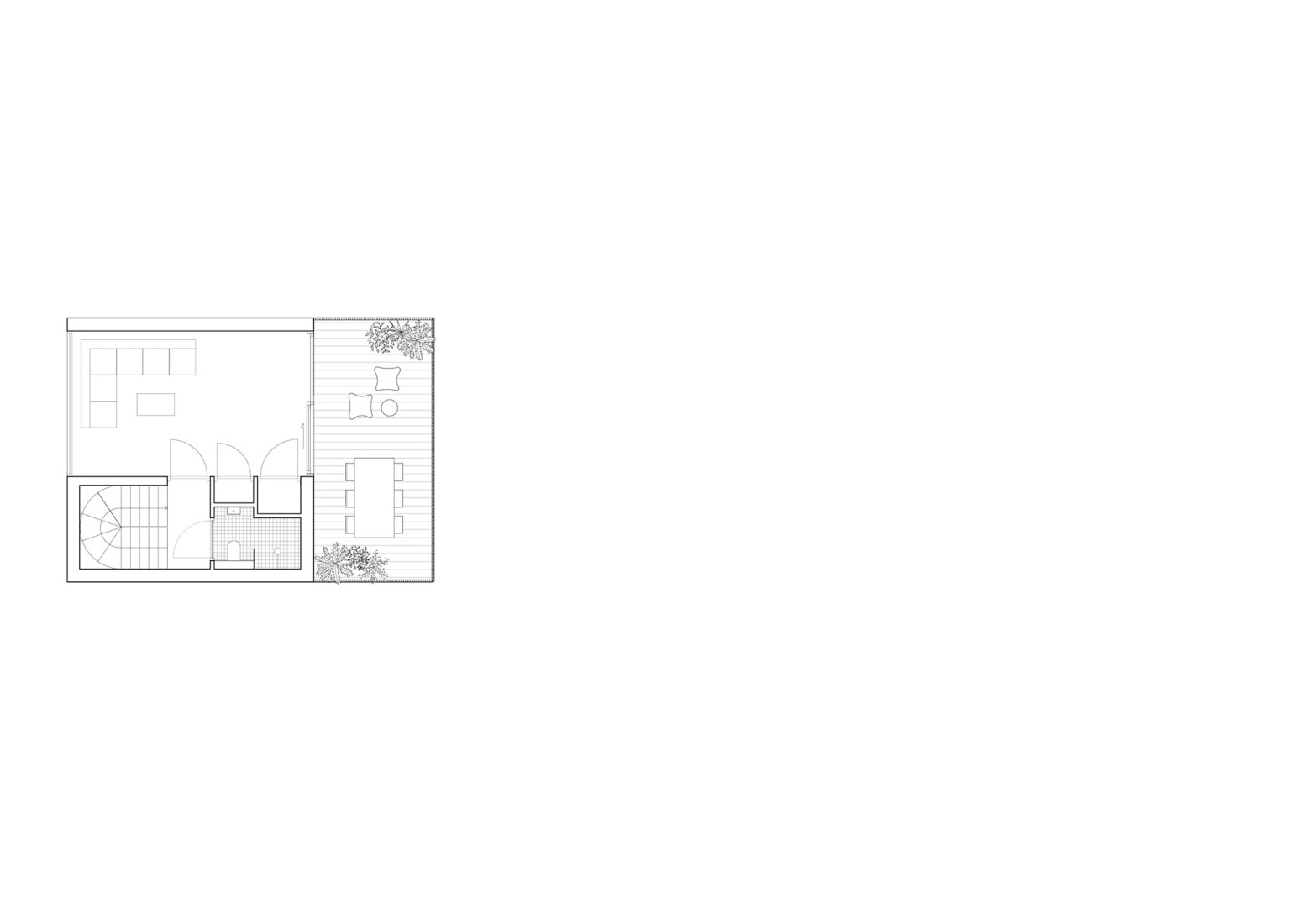 Fourth floor plan. Light House by Studioninedots.