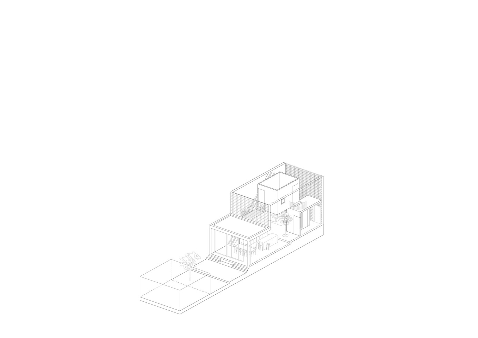 Axonometry. Light House by Studioninedots.