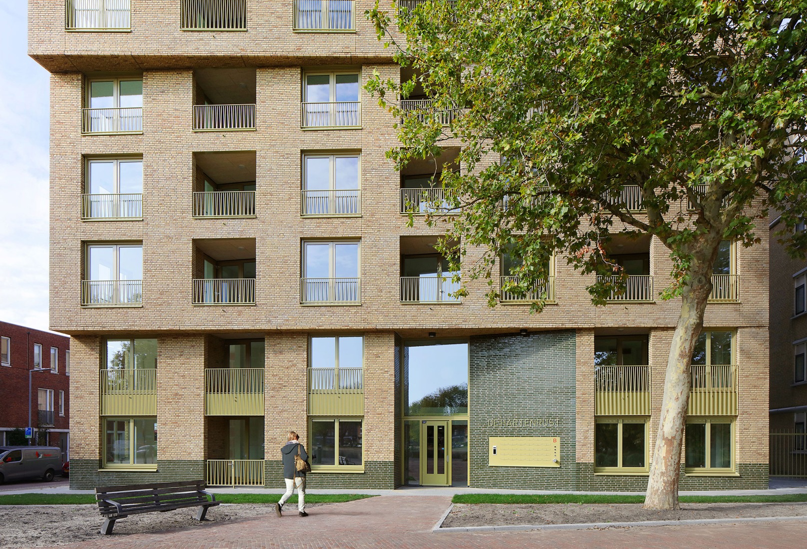 "De Hartenrust" by van Bergen Kolpa Architects. Photograph by Filip Dujardin.