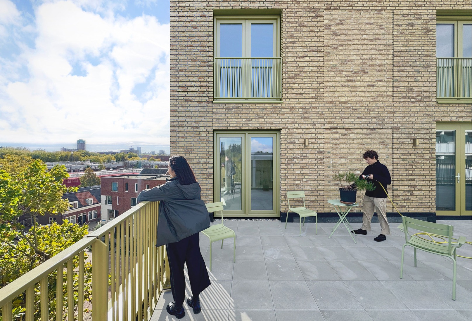 "De Hartenrust" by van Bergen Kolpa Architects. Photograph by Filip Dujardin.