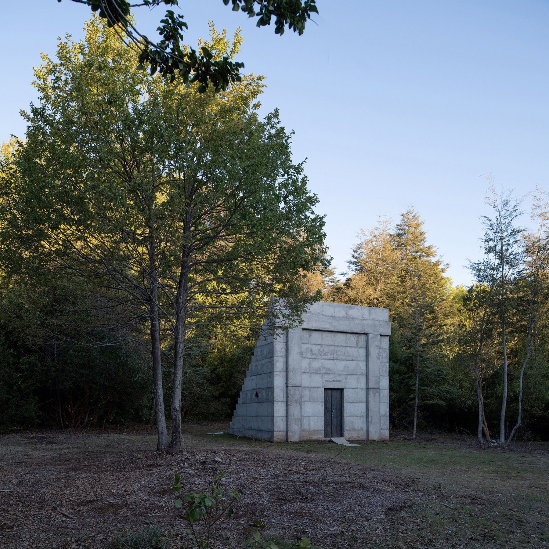 MIEL Pavilion by Pezo von Ellrichshausen. Photograph by Pezo von Ellrichshausen.