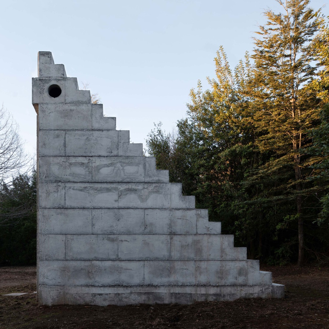 MIEL Pavilion by Pezo von Ellrichshausen. Photograph by Pezo von Ellrichshausen.