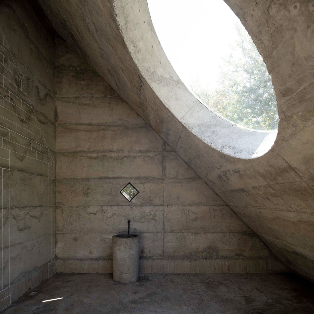 MIEL Pavilion by Pezo von Ellrichshausen. Photograph by Pezo von Ellrichshausen.