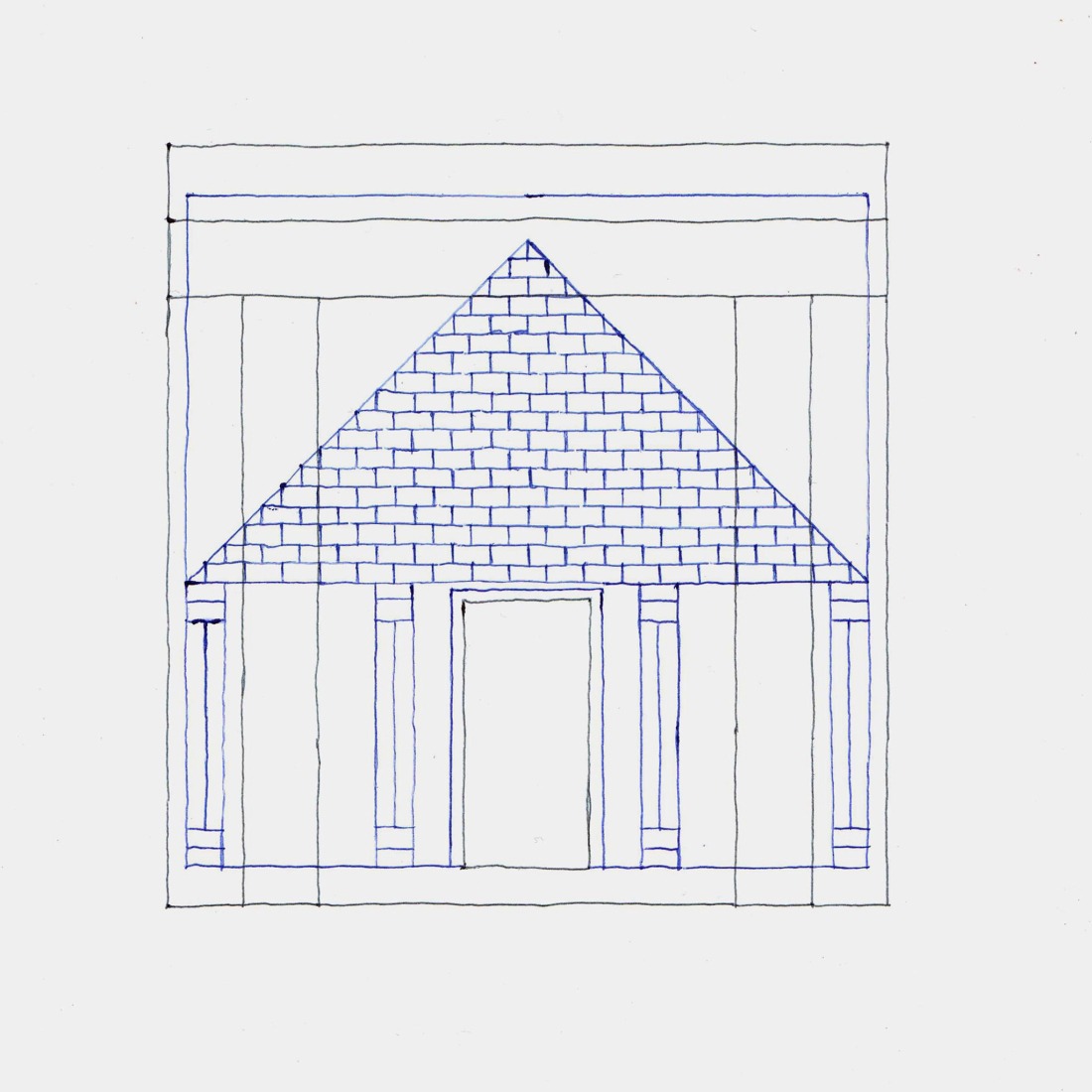 Inside Sketch. MIEL Pavilion by Pezo von Ellrichshausen. 