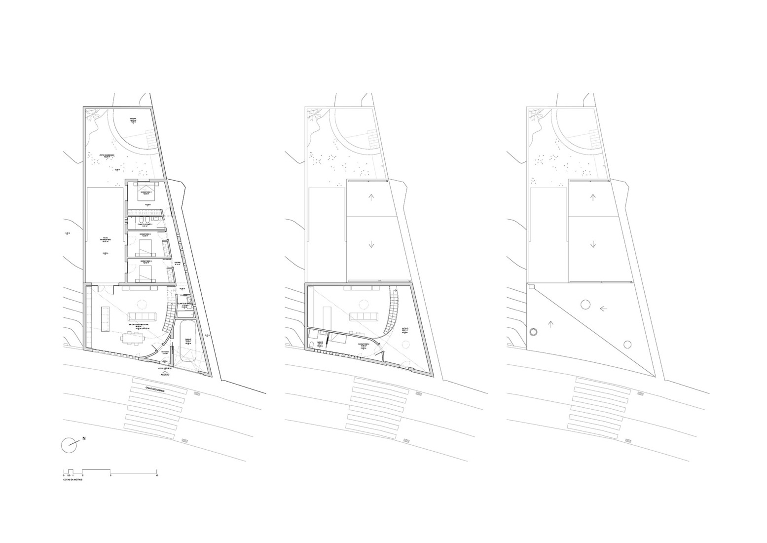 General floor plans. Bobadilla House by Álvaro Gor.
