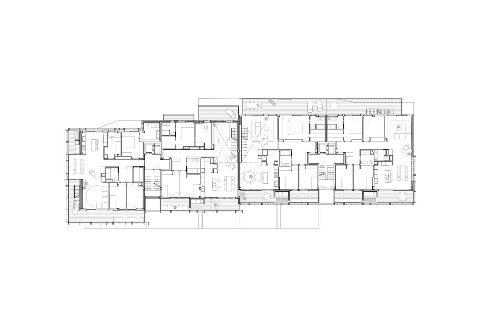 Phase 2. Third floor plan. "Espai Natura" by BAILORULL.