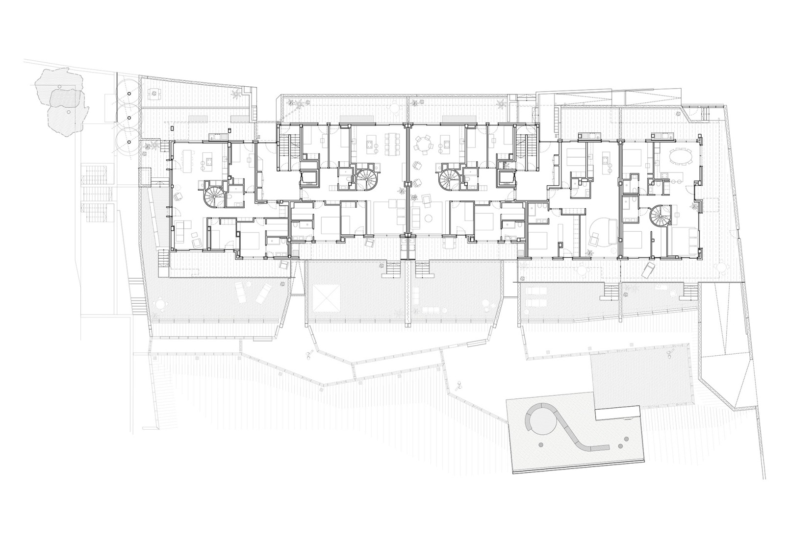 Phase 3. Ground floor plan. "Espai Natura" by BAILORULL.